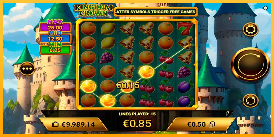 Kingdom Crown gaming machine for money, picture 3