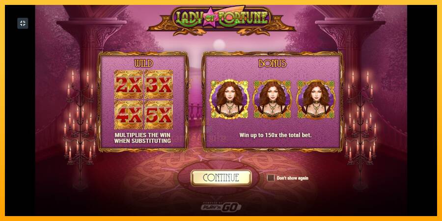 Lady of Fortune gaming machine for money, picture 1