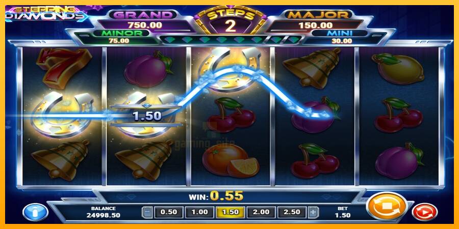 Stepping Diamonds gaming machine for money, picture 2