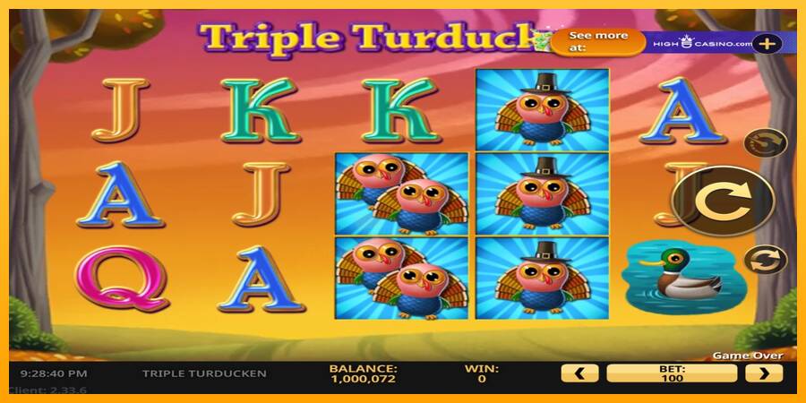 Triple Turducken gaming machine for money, picture 1