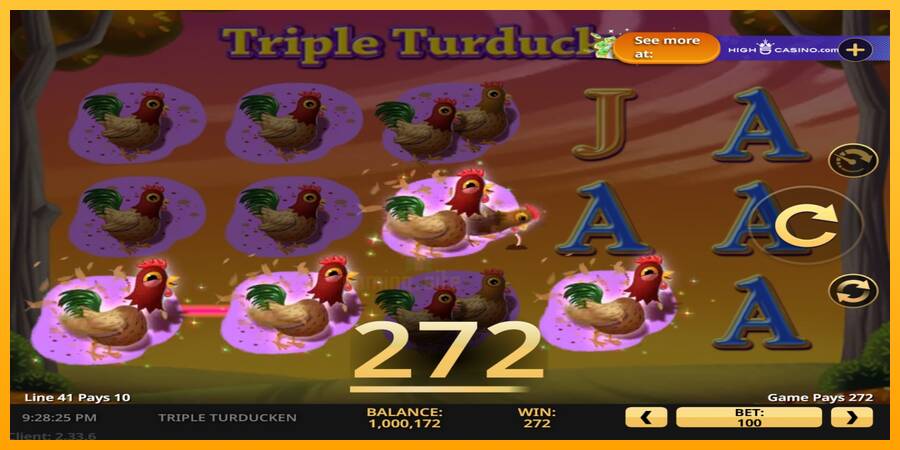 Triple Turducken gaming machine for money, picture 2