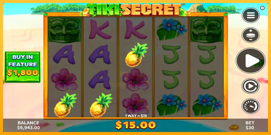 Tiki Secret gaming machine for money, picture 4