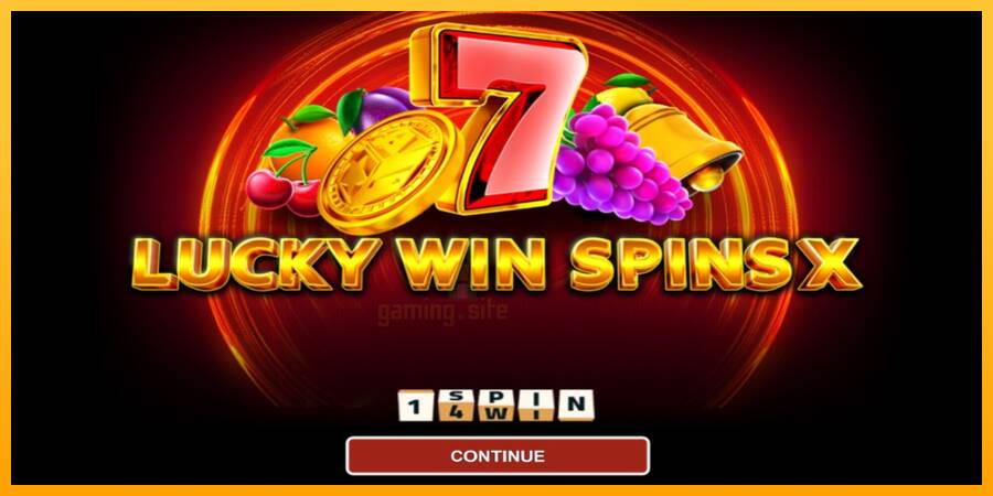 Lucky Win Spins X gaming machine for money, picture 1