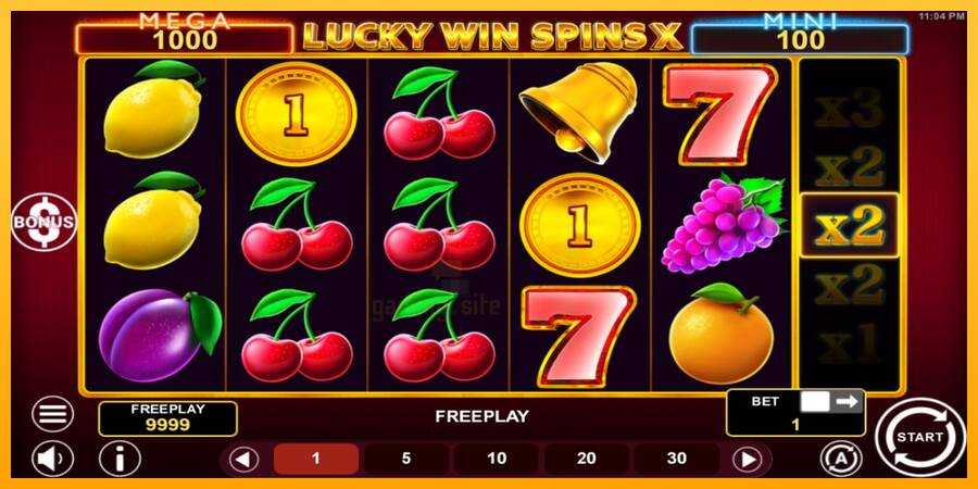 Lucky Win Spins X gaming machine for money, picture 2