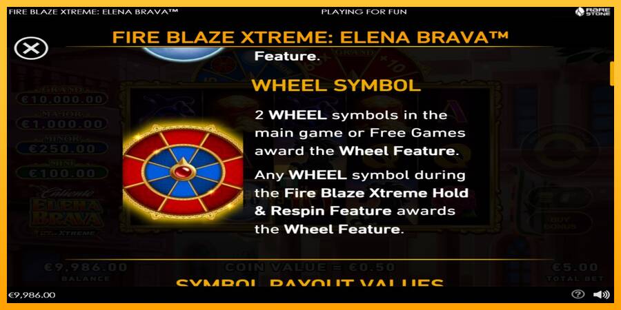 Fire Blaze Extreme: Elena Brava gaming machine for money, picture 5