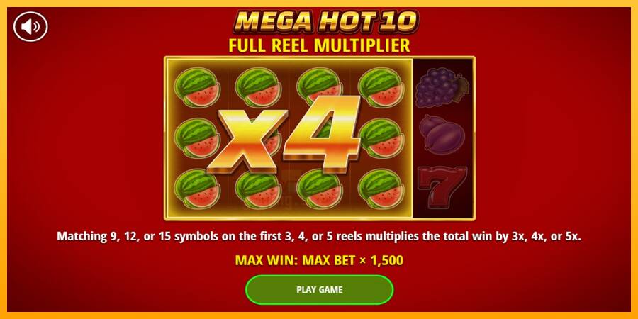 Mega Hot 10 gaming machine for money, picture 1