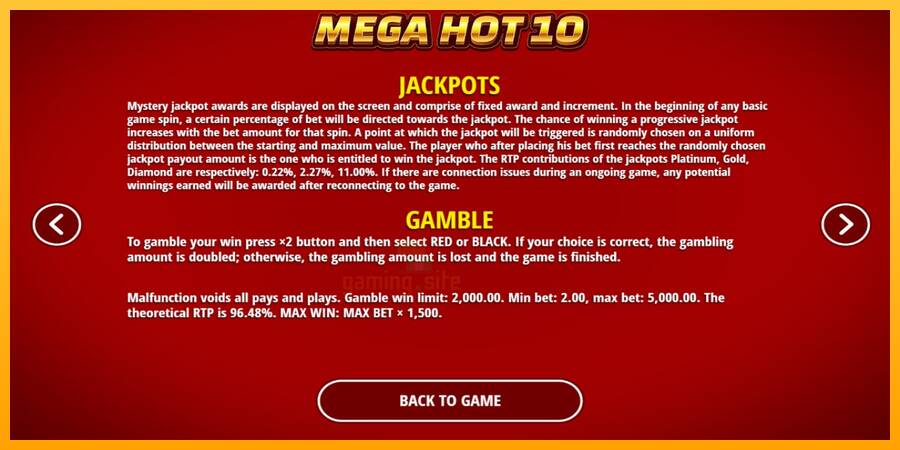 Mega Hot 10 gaming machine for money, picture 5