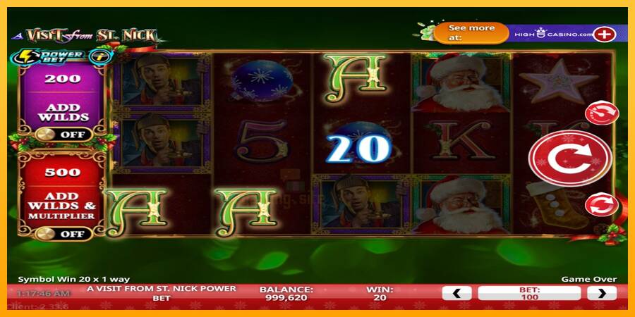 A Visit From St. Nick Power Bet gaming machine for money, picture 3