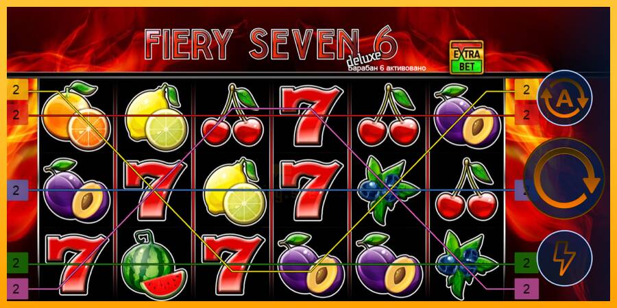 Fiery Sevens Deluxe Six gaming machine for money, picture 1