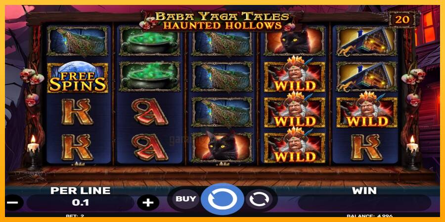 Baba Yaga Tales - Haunted Hollows gaming machine for money, picture 2