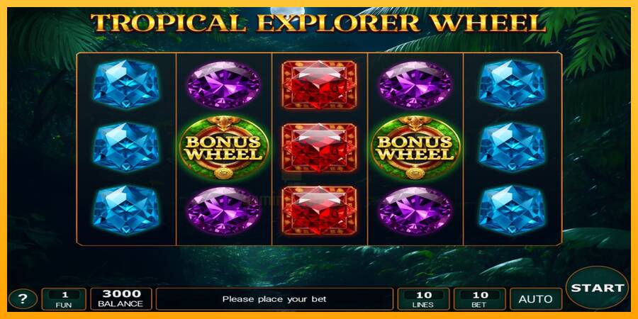 Tropical Explorer Wheel gaming machine for money, picture 1