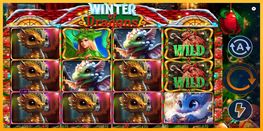 Winter of Dragons gaming machine for money, picture 3