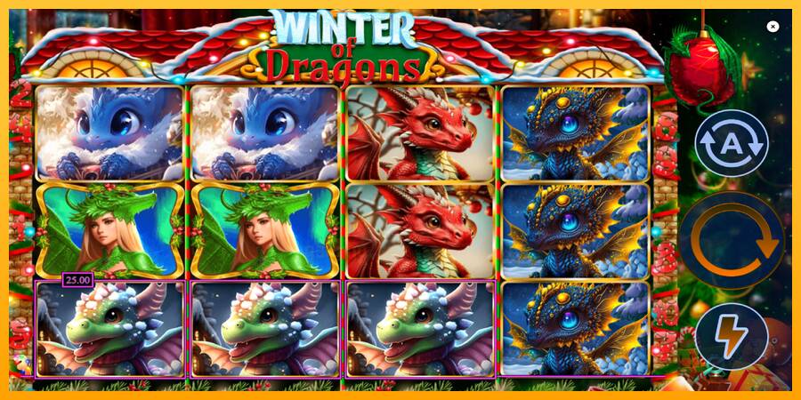 Winter of Dragons gaming machine for money, picture 4