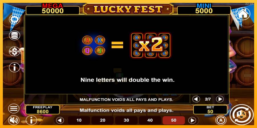 Lucky Fest Hold & Win gaming machine for money, picture 6