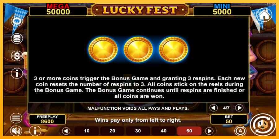 Lucky Fest Hold & Win gaming machine for money, picture 7