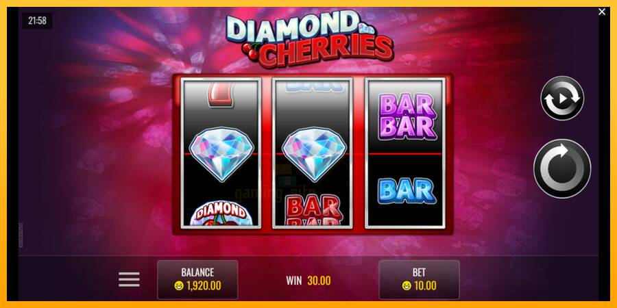 Diamond Cherries gaming machine for money, picture 2