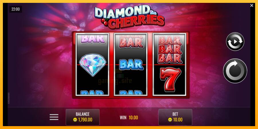 Diamond Cherries gaming machine for money, picture 3