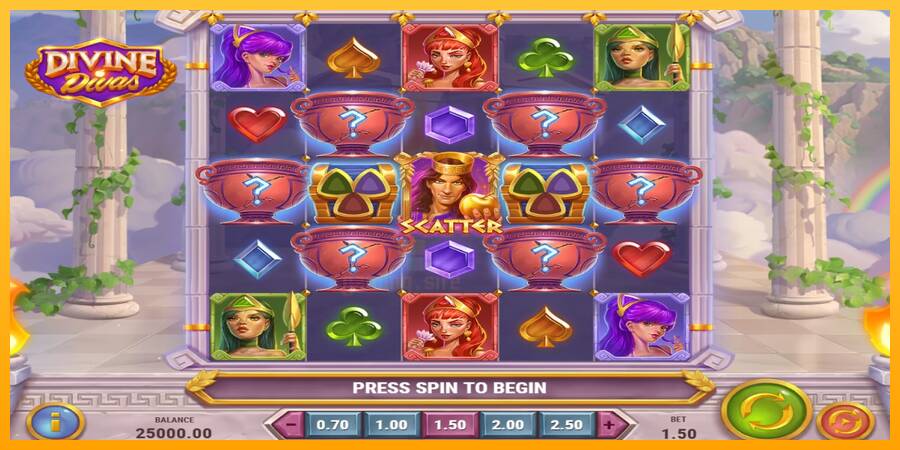 Divine Divas gaming machine for money, picture 1