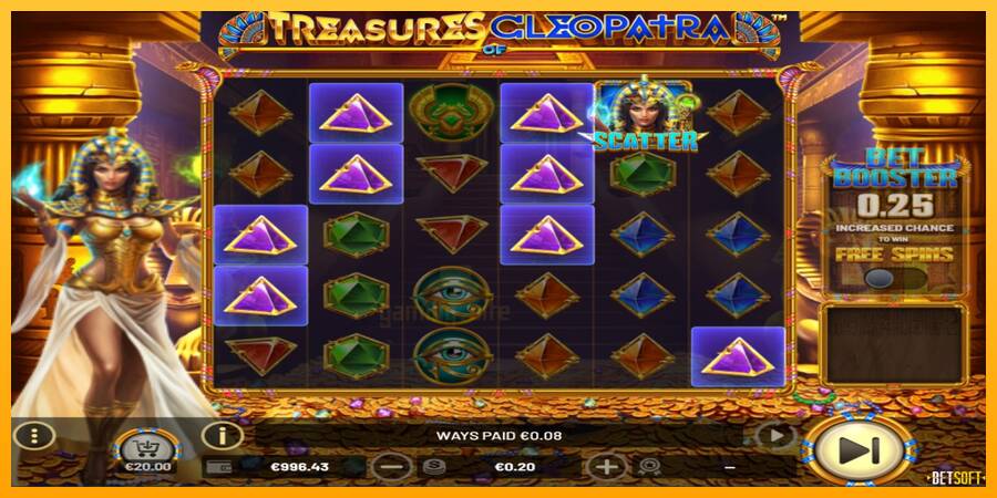 Treasures of Cleopatra gaming machine for money, picture 2