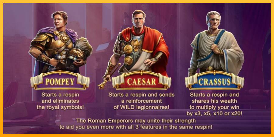 Roman Emperors gaming machine for money, picture 5