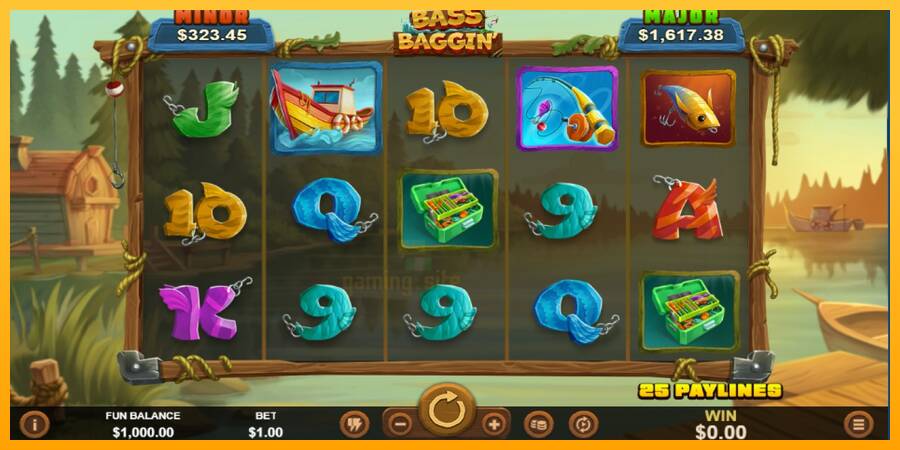 Bass Baggin gaming machine for money, picture 1