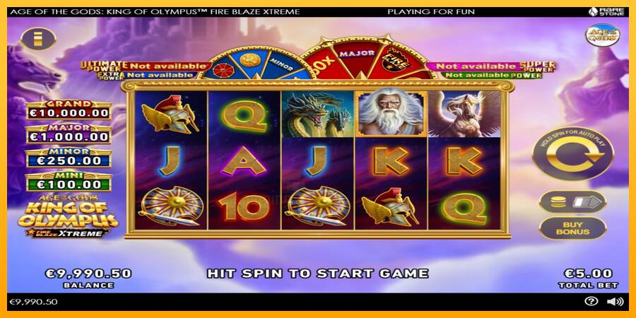 Age of the Gods: King of Olympus Fire Blaze Xtreme gaming machine for money, picture 2