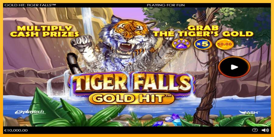 Gold Hit: Tiger Falls gaming machine for money, picture 1