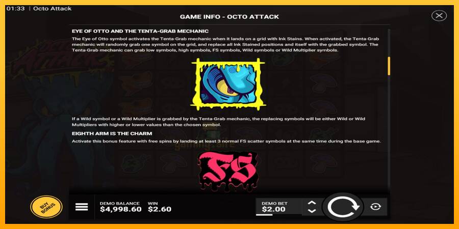 Octo Attack gaming machine for money, picture 5