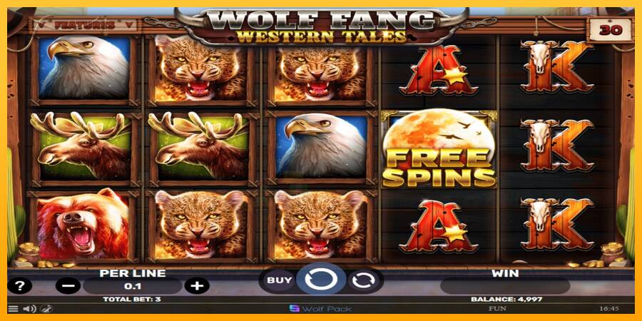 Wolf Fang - Western Tales gaming machine for money, picture 2