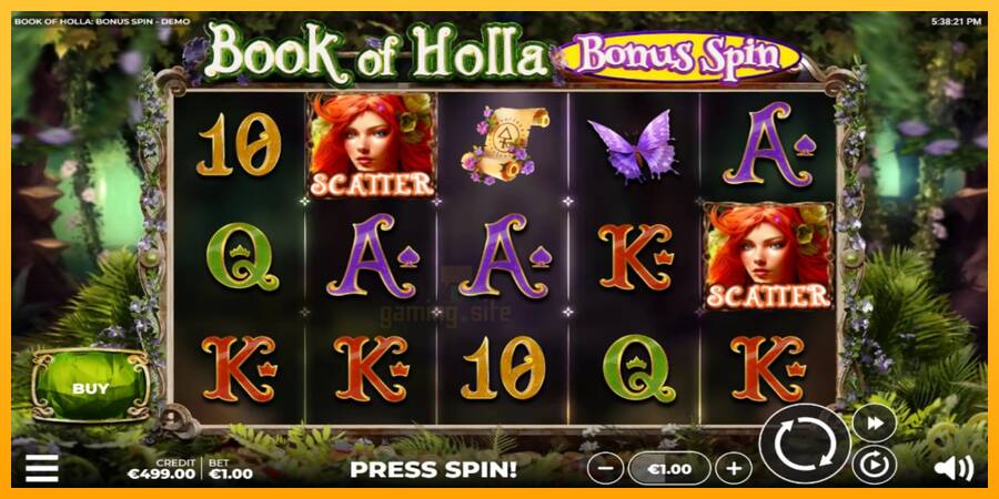 Book of Holla: Bonus Spin gaming machine for money, picture 2