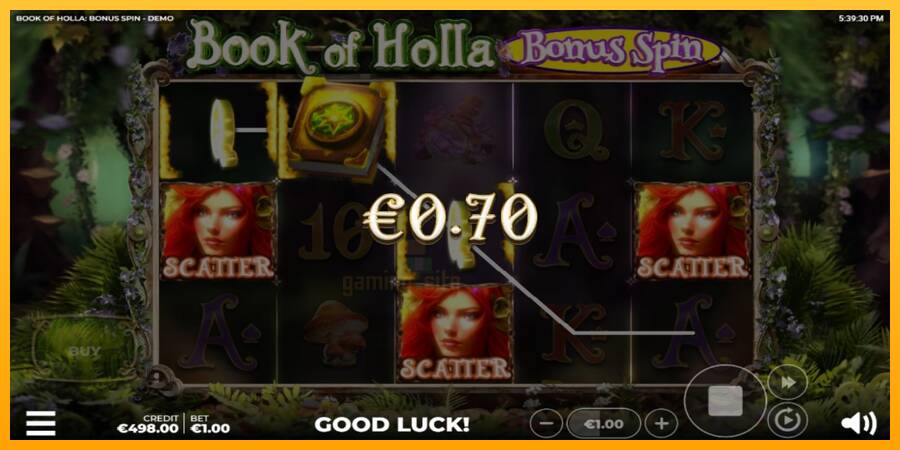 Book of Holla: Bonus Spin gaming machine for money, picture 3