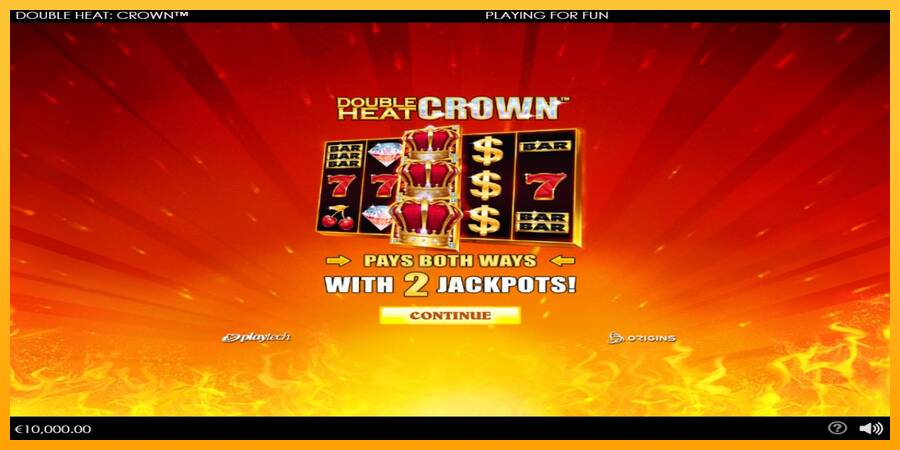 Double Heat: Crown gaming machine for money, picture 1