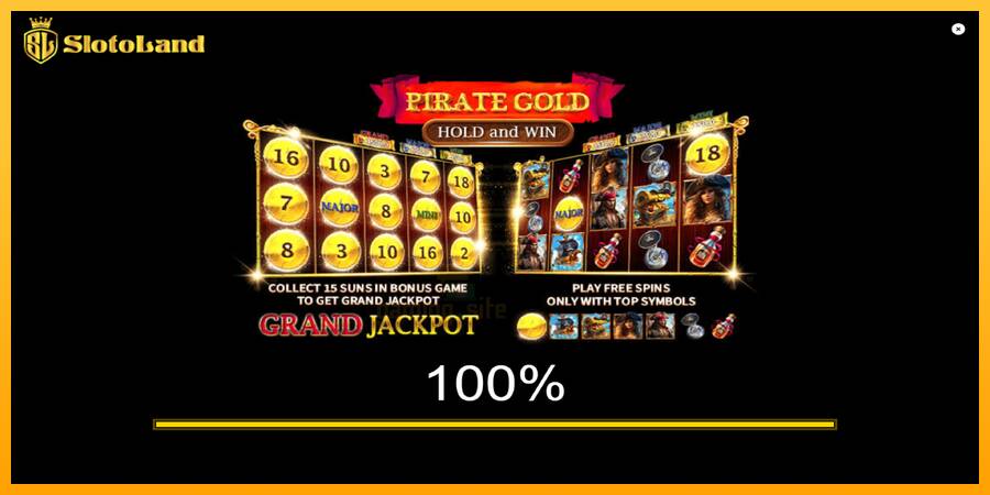 Pirate Gold Hold and Win gaming machine for money, picture 1