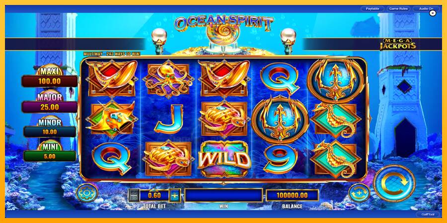 Ocean Spirit MegaJackpots gaming machine for money, picture 3