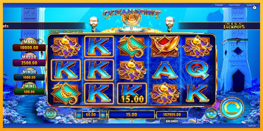 Ocean Spirit MegaJackpots gaming machine for money, picture 6