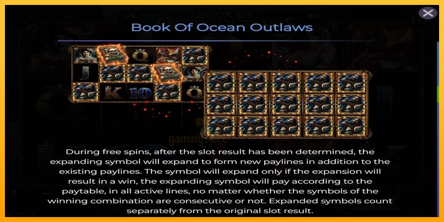 Book of Ocean Outlaws gaming machine for money, picture 5