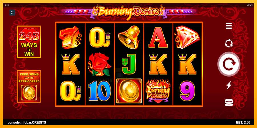 Burning Desire gaming machine for money, picture 7