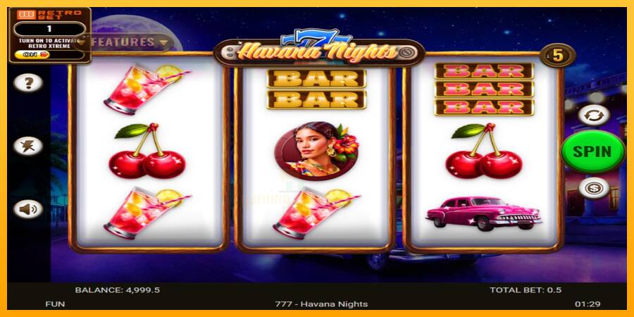 777 - Havana Nights gaming machine for money, picture 2