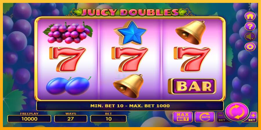 Juicy Doubles gaming machine for money, picture 1