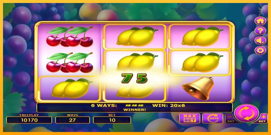 Juicy Doubles gaming machine for money, picture 2