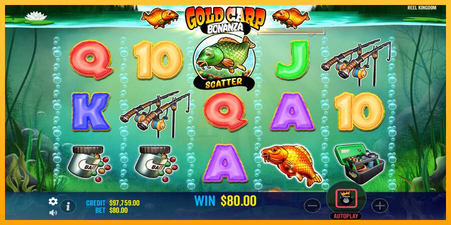 Gold Carp Bonanza gaming machine for money, picture 4