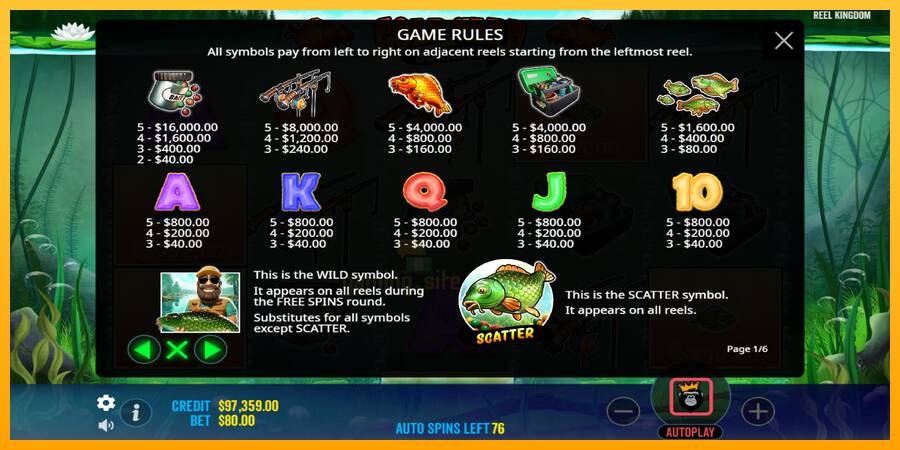 Gold Carp Bonanza gaming machine for money, picture 5