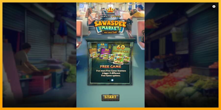 Sawasdee Market gaming machine for money, picture 1