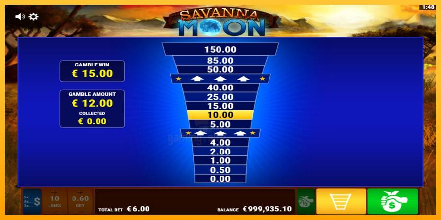 Savanna Moon gaming machine for money, picture 4