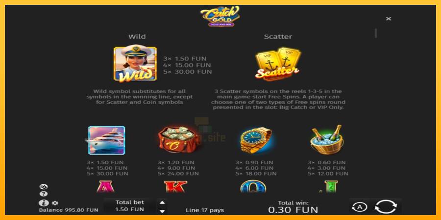 Catch The Gold Hold and Win gaming machine for money, picture 4