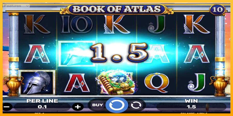 Book of Atlas gaming machine for money, picture 3