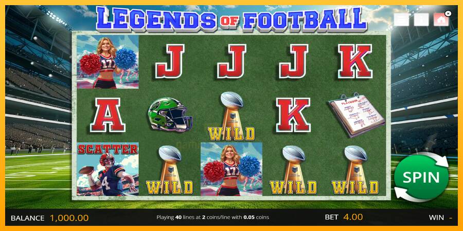 Legends of Football gaming machine for money, picture 1