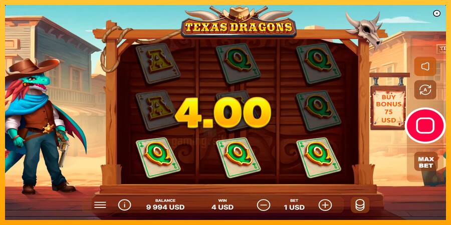 Texas Dragons gaming machine for money, picture 2