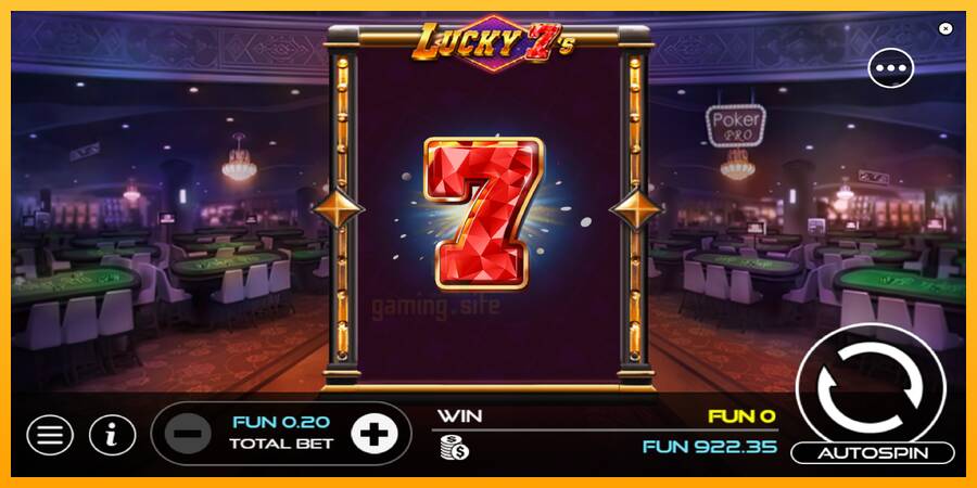 Lucky 7s gaming machine for money, picture 2