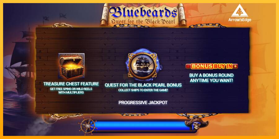 Bluebeard Quest for the Black Pearl gaming machine for money, picture 1